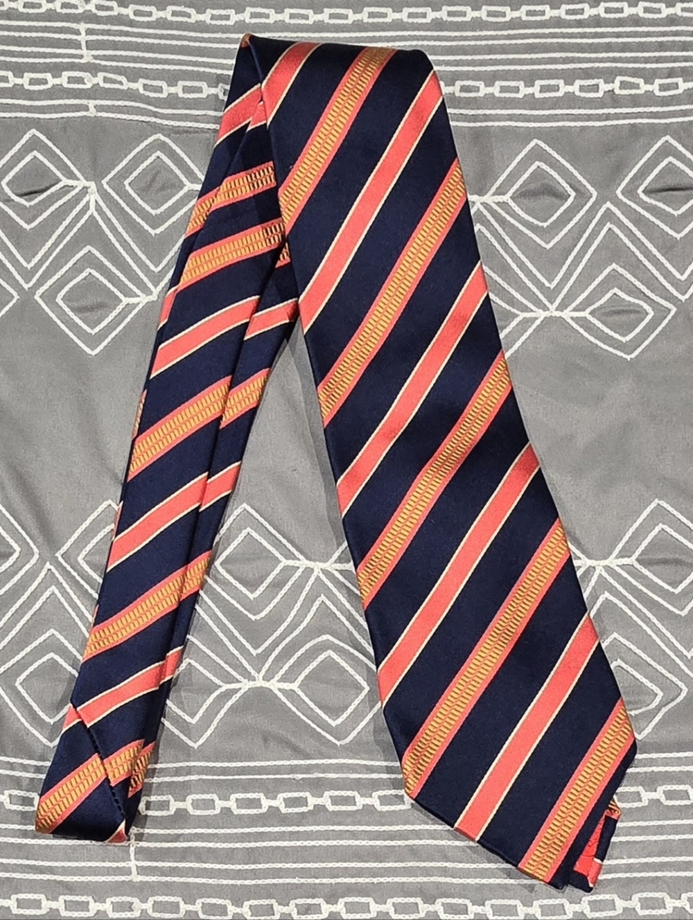 Christian Lacroix Silk Striped Tie
